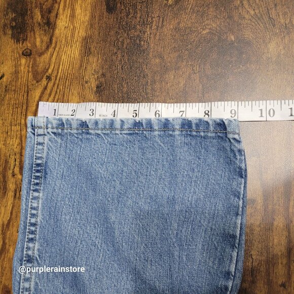 Wrangler Jeans 38x32 measures 36x32 Straight Medium Light Wash Western - Picture 10 of 11
